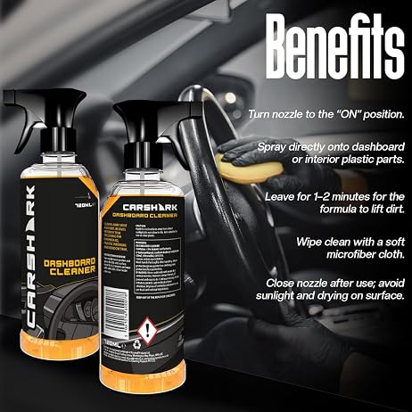 Car shark Dashbord Cleaner, leather cleaner, spray wax