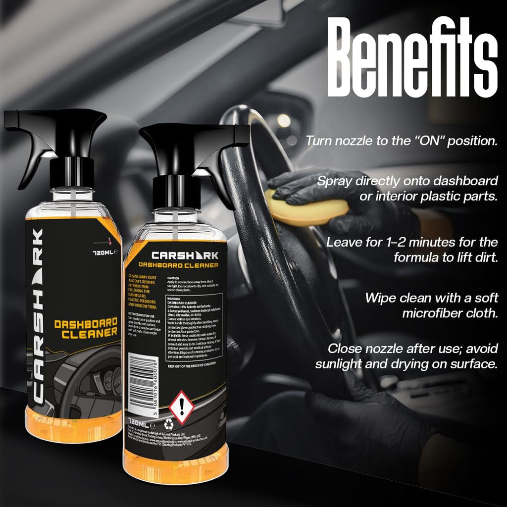 Car Shark DASHBOARD CLEANER TRIGGER 720ML