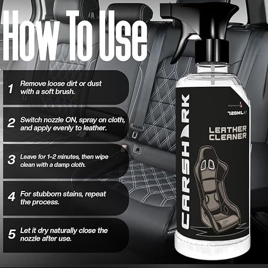 Car Shark LEATHER CLEANER TRIGGER 720ML